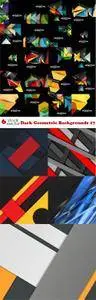 Vectors - Dark Geometric Backgrounds 17