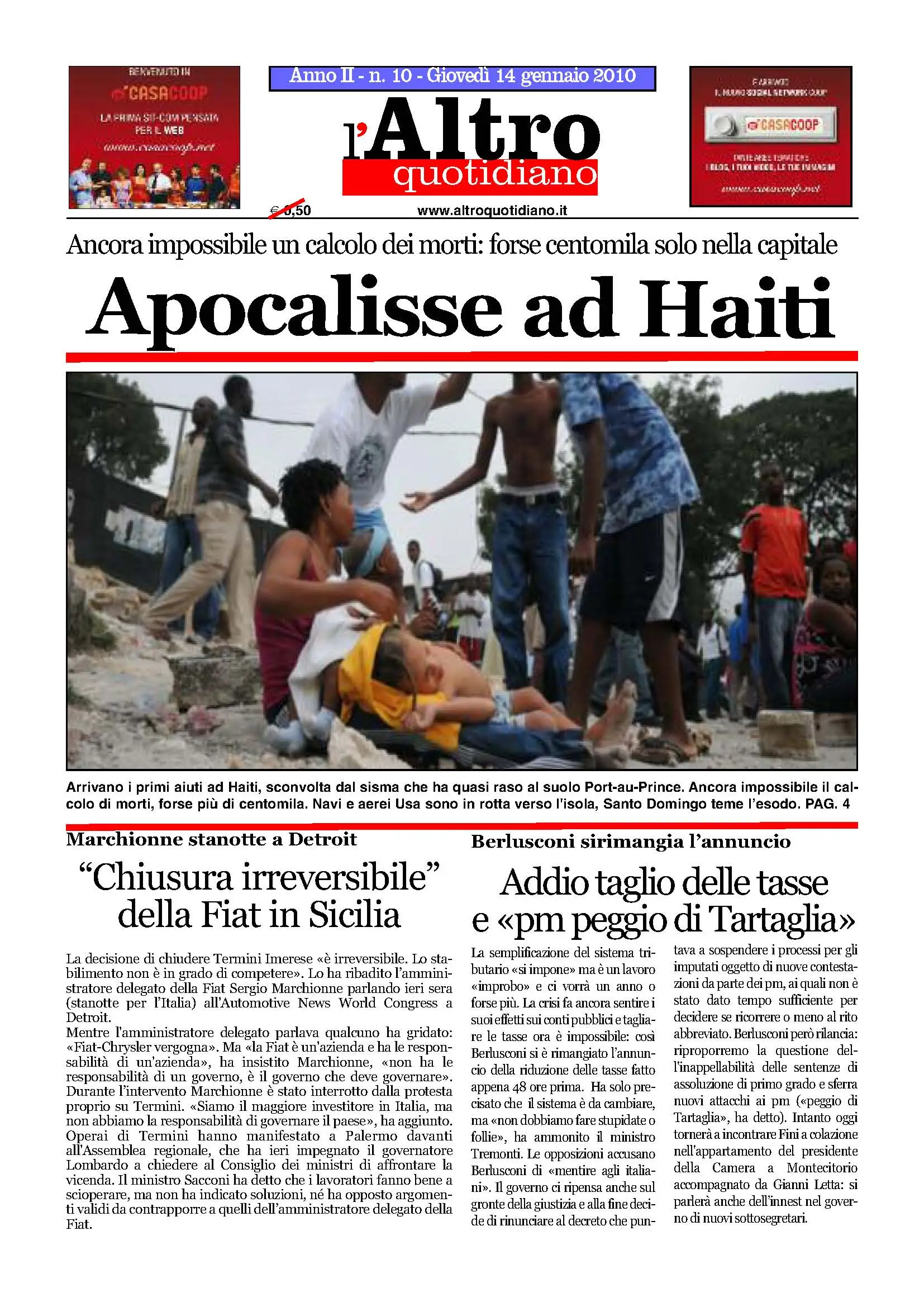 Altro Quotidiano 14.01.2010