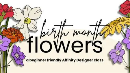 Affinity Designer 2 for iPad: Birth Month Flowers