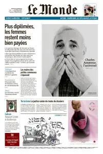Le Monde du Mercredi 3 Octobre 2018