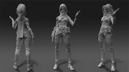 Aaa Game Character Creation Tutorial Part1 - High Poly
