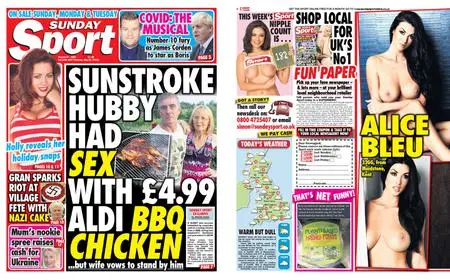 The Sunday Sport – August 20, 2022