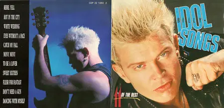 Billy Idol - Idol Songs: 11 Of The Best (Compilation, 1988) - RESTORED