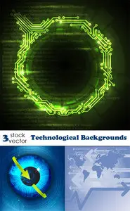 Vectors - Technological Backgrounds