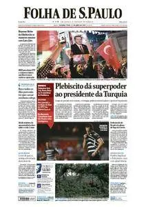 Folha de São Paulo - 17 Abril 2017 - Segunda