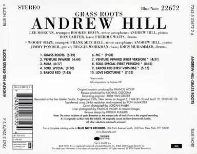 Andrew Hill - Grass Roots (ft. Lee Morgan) (1968) {2000 BN Connoisseur CD Series}