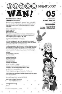 Yen Press - Bungo Stray Dogs Wan Vol 05 2023 Hybrid Comic eBook