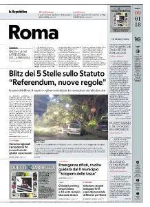 la Repubblica Roma - 9 Gennaio 2018