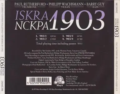 Rutherford, Wachsmann, Guy - Iskra 1903 (1995)