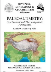 Paleoaltimetry: Geochemical and Termodynamic Approaches