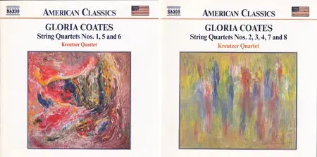 Gloria Coates - String Quartets Nos. 1-8 / 2 CD (2002, 2003)