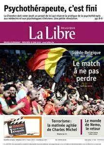 La Libre Belgique du Mercredi 22 Juin 2016