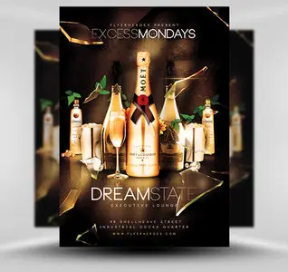 Excess Mondays Flyer Template