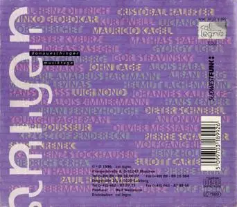 Various Artists - 75 Jahre Donaueschinger Musiktage 1921-1996 (1996) {12CD Set, Col Legno} (Complete Artwork)