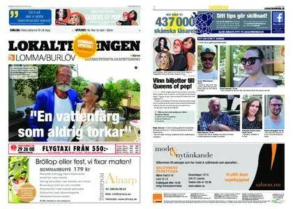 Lokaltidningen Lommabladet – 21 juli 2018