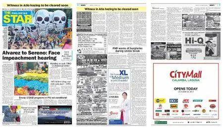 The Philippine Star – Oktubre 30, 2017