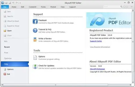 iSkysoft PDF Editor 3.0.0.2