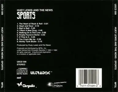 Huey Lewis And The News - Sports (1983) [MFSL UDCD 509]