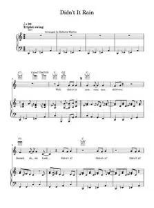 Didn't It Rain - Hugh Laurie (Piano-Vocal-Guitar (Piano Accompaniment))