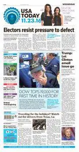 USA Today  November 23 2016