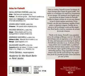 Vivica Genaux, René Jacobs, Akademie für Alte Musik Berlin - Arias for Farinelli (2002)