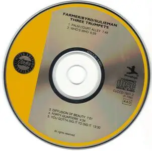 Art Farmer, Donald Byrd, Idrees Sulieman - Three Trumpets (1957) {Prestige OJCCD-1801-2 rel 1992}