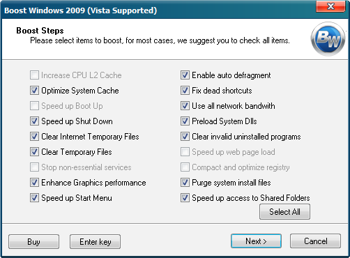 Boost Windows 2009 v2.1