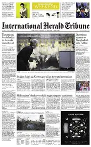 International Herald Tribune Asia from Saturday, 27. April 2013
