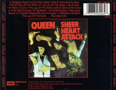 Queen - Sheer Heart Attack (1974) {1992, Reissue}