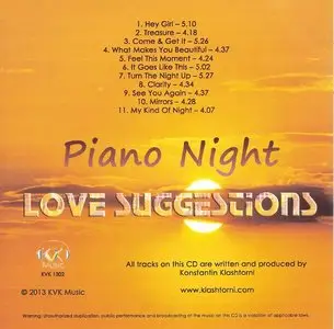 Konstantin Klashtorni - Love Suggestions: Piano Night (2013) + Guitar Night (2014)
