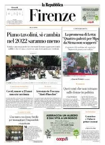 la Repubblica Firenze - 30 Settembre 2021