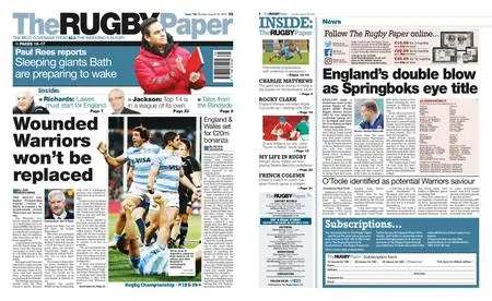 The Rugby Paper – August 28, 2022