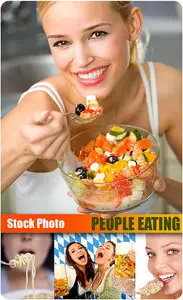 Stock Photo - People Eating