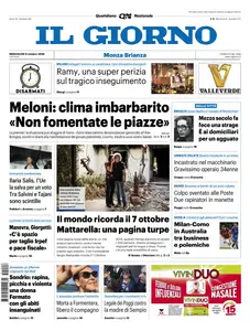 Il Giorno Brianza - 8 Ottobre 2025