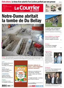 Le Courrier de l'Ouest Cholet - 18 Septembre 2024