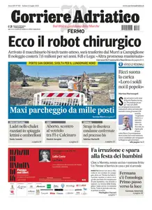 Corriere Adriatico Fermo - 12 Luglio 2025