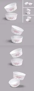 Paper Bowl Mockup RQFZV3L