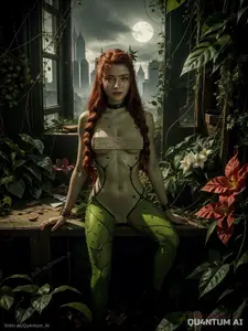 AI Sadie Sink - Poison Ivy Batman DCcomics Gotham (AI Generated)