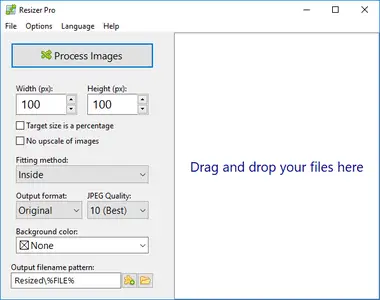 Resizer Pro 2.2 Multilingual Portable