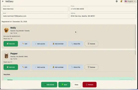 MeLine VetDiary 1.5 (x64) Multilingual