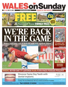Wales on Sunday - 13 July 2025
