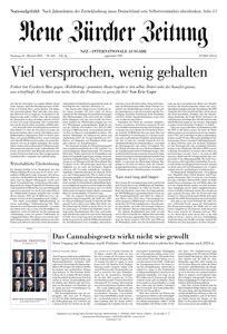 Neue Zürcher Zeitung (International) - 25 Oktober 2025