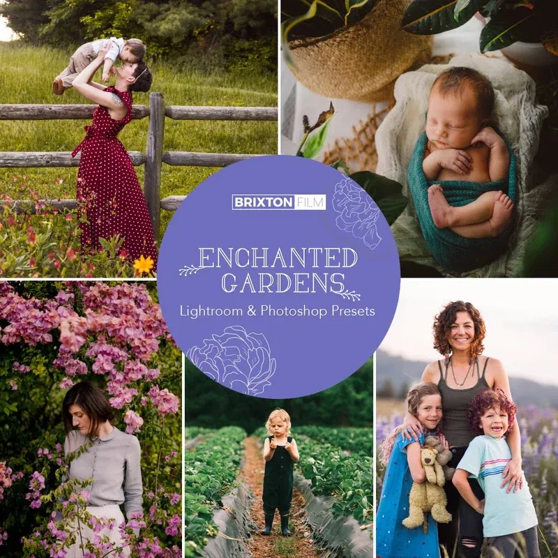 The luxe Lens - Brixton Film - Enchanted Gardens Lightroom Presets