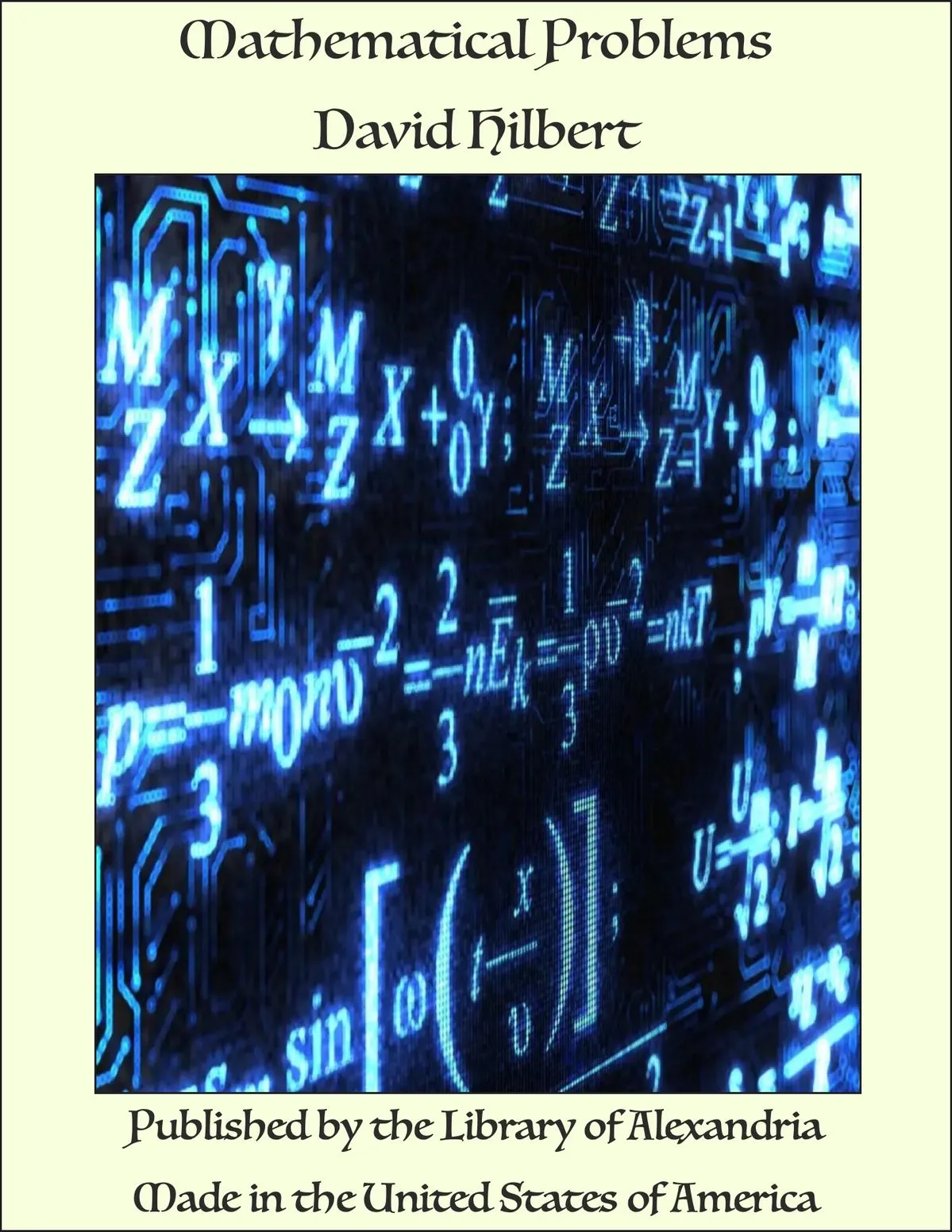 Mathematical Problems