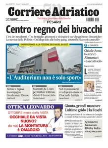 Corriere Adriatico Pesaro - 3 Ottobre 2025