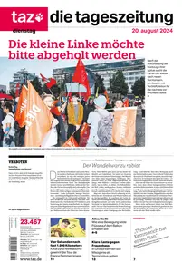 taz die tageszeitung  - 20 August 2024