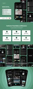 Pressio - News Portal Mobile App Design Template XAFEW4Z