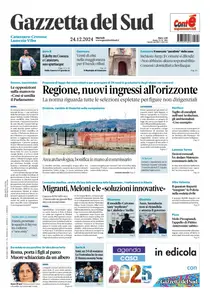 Gazzetta del Sud Catanzaro - 24 Dicembre 2024