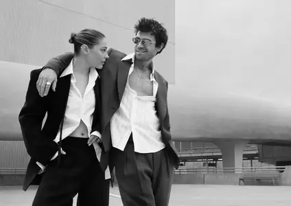 Madelyn Cline and KJ Apa by Soraya Zamanv for Cosmopolitan August 2025