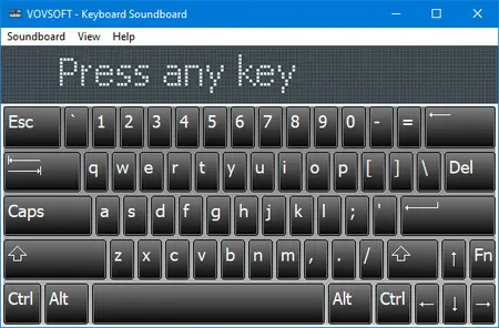 VovSoft Keyboard Soundboard 2.0